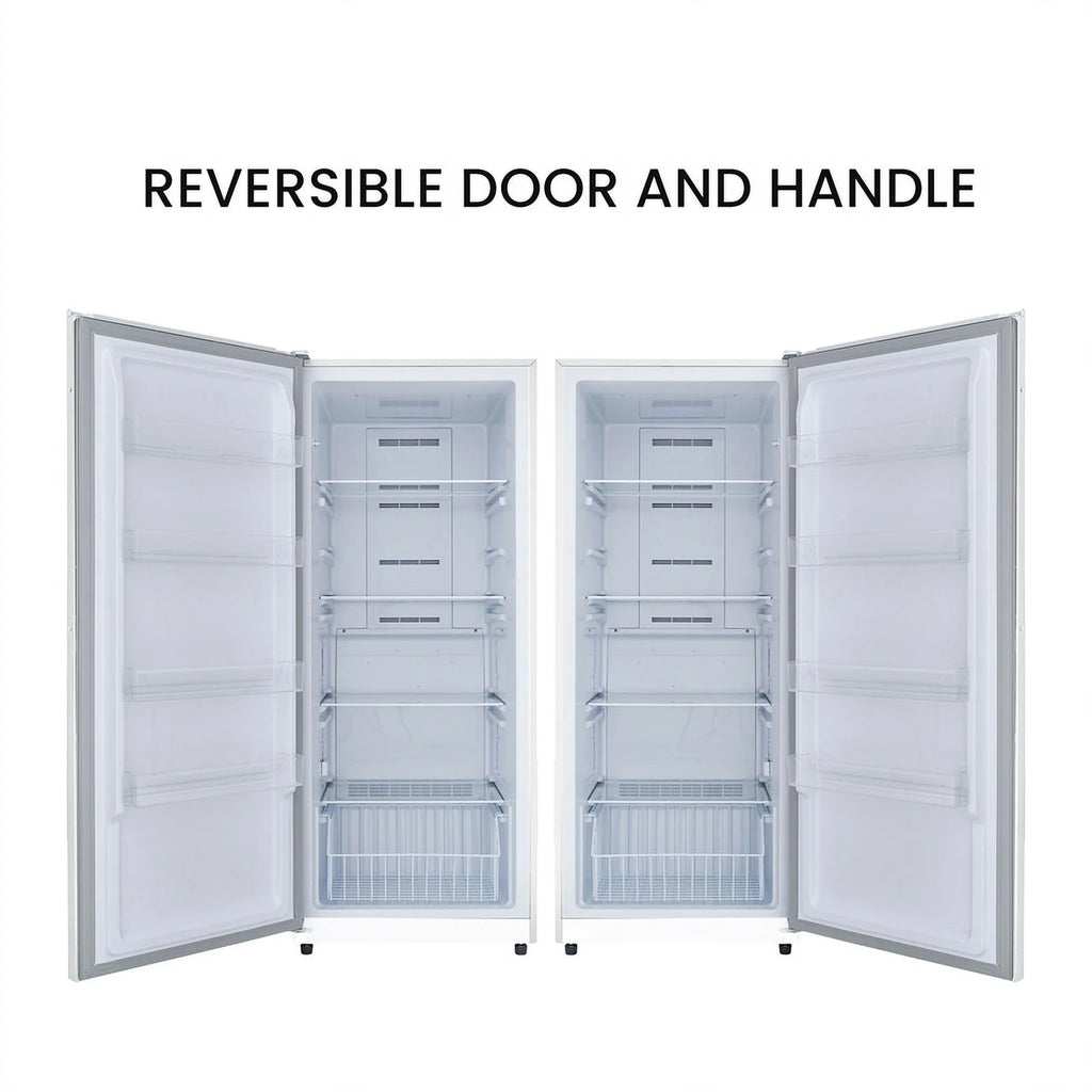 17 cu.ft. Convertible Upright Freezer Refrigerator in White X269019