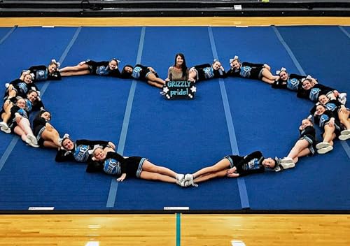 Indoor Gymnastics Track Mat with Grippy Carpet Top for Fitness and MMA U87004