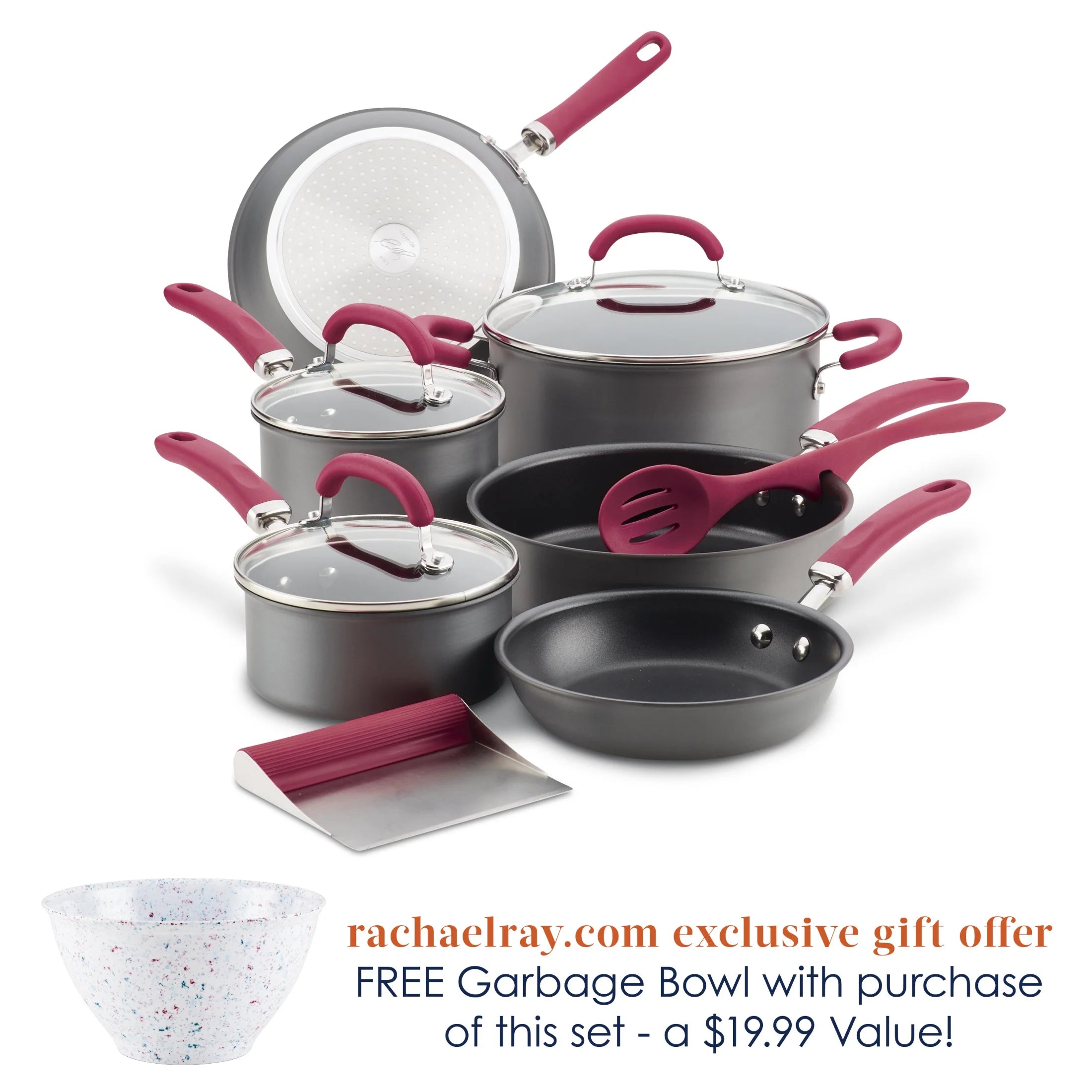 Nonstick Pots and Pans Set, 11 Piece A2771