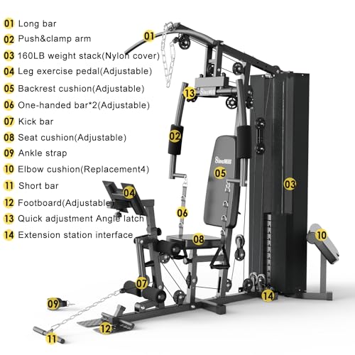 Home Gym Multifunctional Full Body Workout Equipment I122593