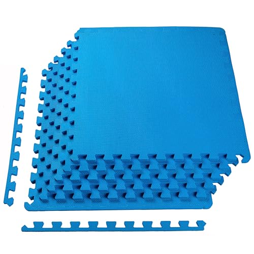 Puzzle Exercise Mat with EVA Foam Interlocking Tiles for MMA, Gymnastics and Home Gym N211438