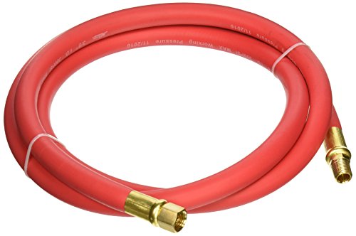 Air Hose Reel with Auto-Retractable Steel Dual Arm, 50 ft. Hybrid Rubber Hose, 300 PSI T991274