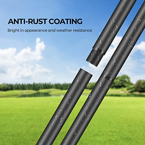Bird Feeder Pole 92 Inch with 5-Prong Anchor Stand M135461