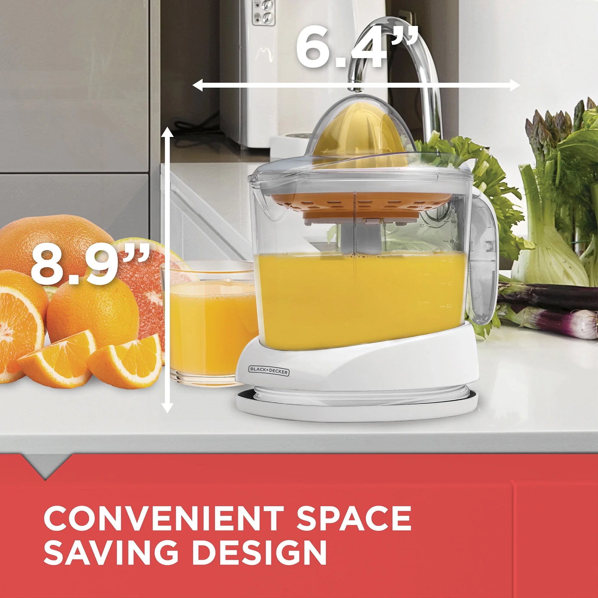 32oz Citrus Juicer, White J27442
