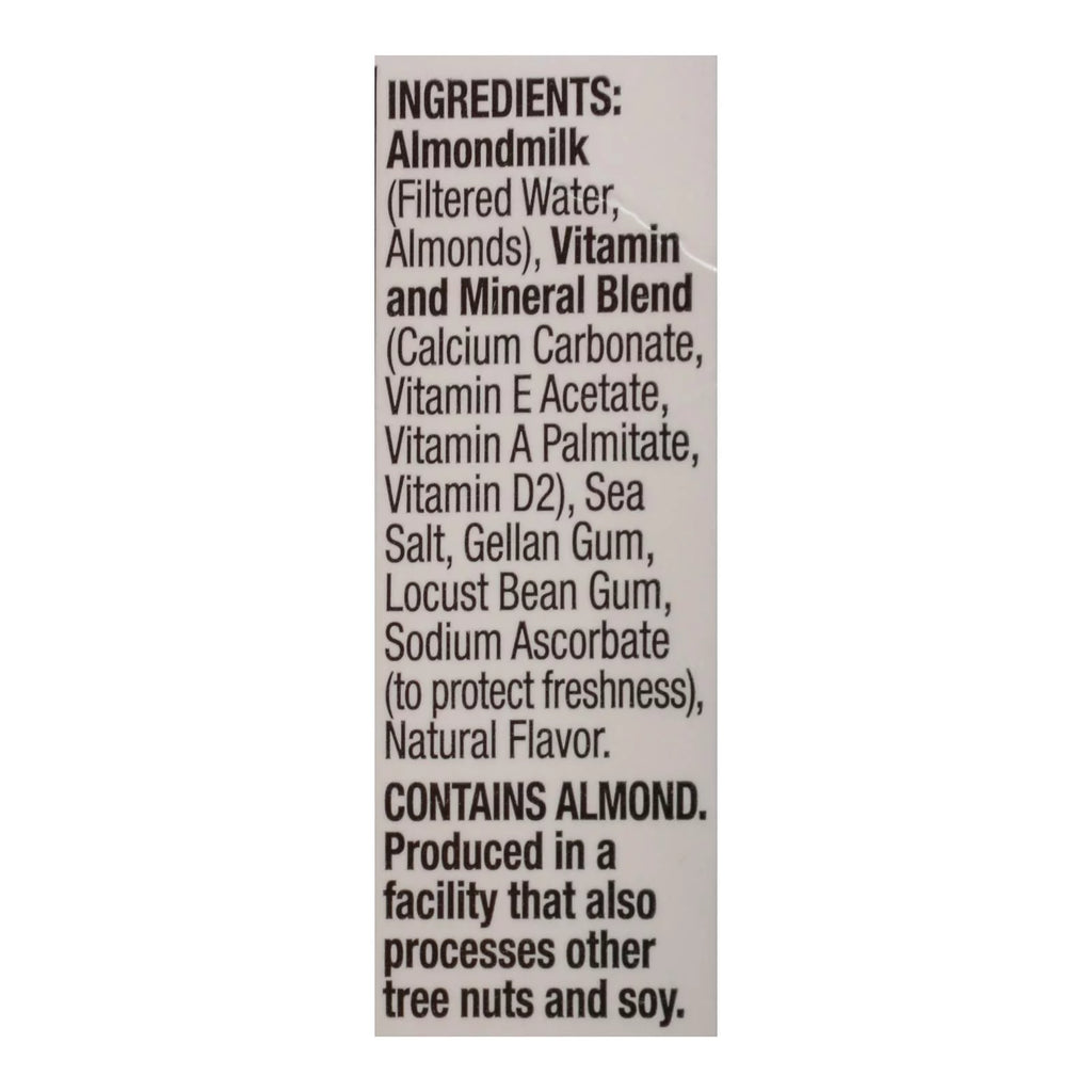 Unsweetened Vanilla Almond Milk, 32 Fl Oz, 6-Pack U237