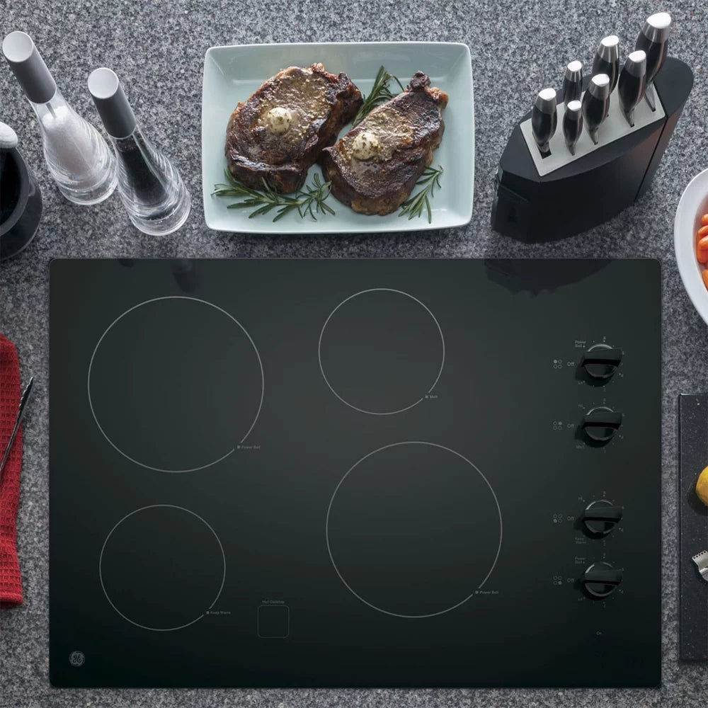 30 inch Built-In Electric Cooktop with Knob Control C391079