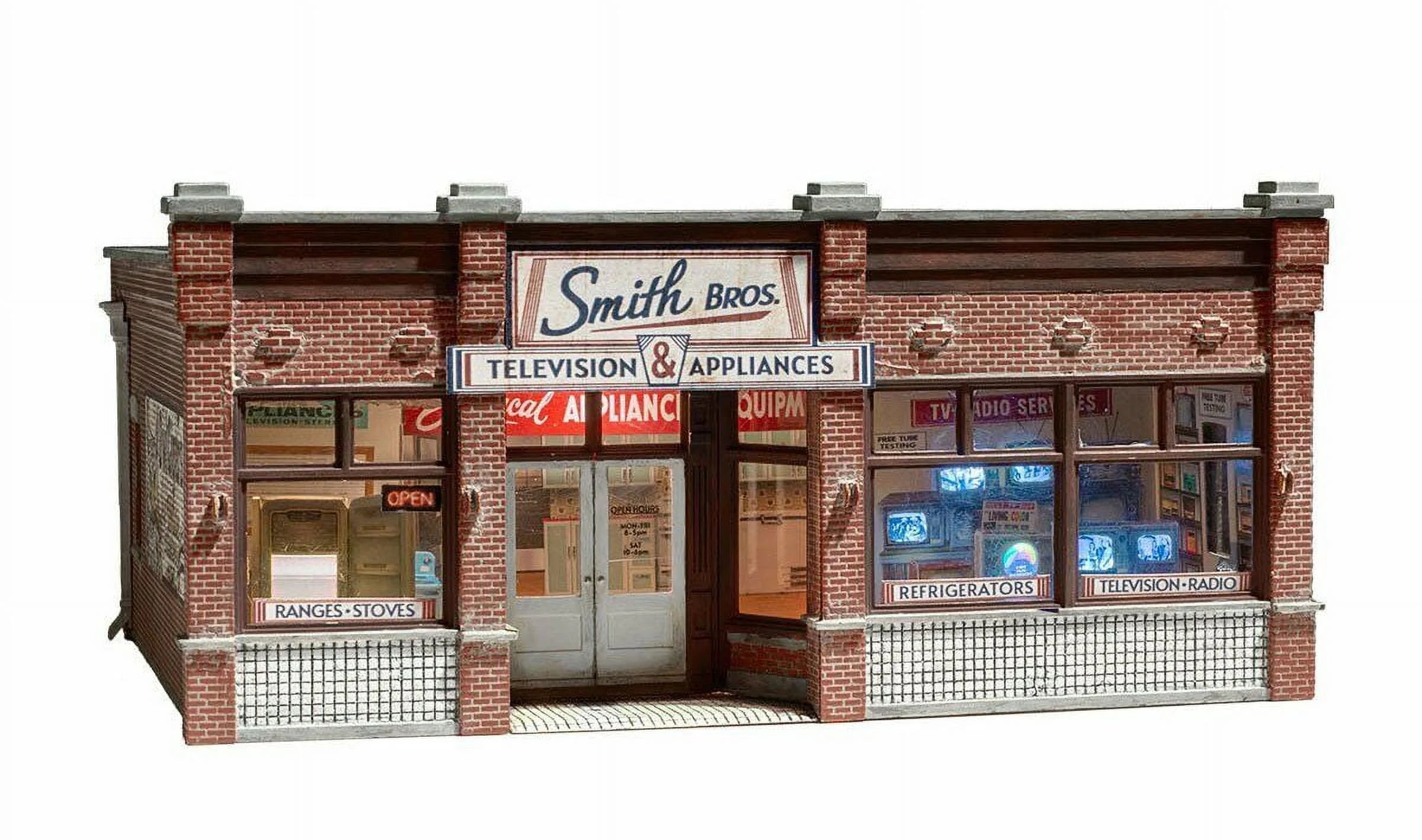 N Scale Smith Brothers TV & Appliance Building Model G303846