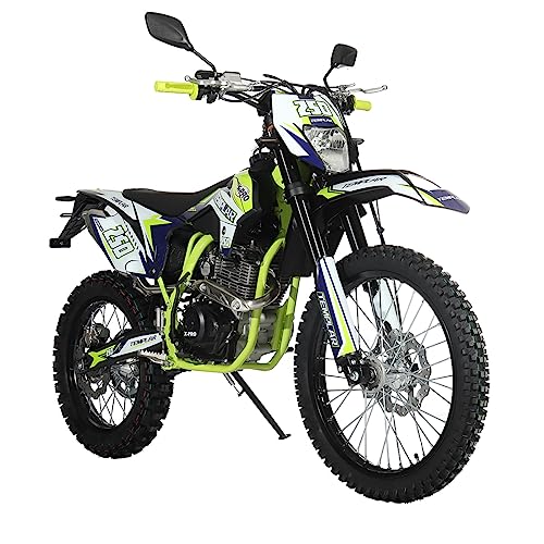 250cc Dirt Bike with 5-Speed Manual Transmission, Electric and Kick Start Q42837