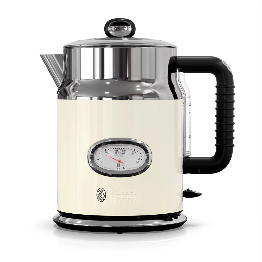Retro 1.7L Electric Kettle, Cream X60490