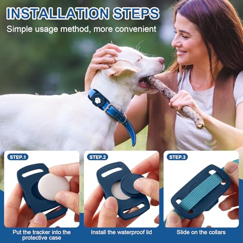 Pet Tracker for Collar with Holder, No Monthly Fee, iOS Only I2504