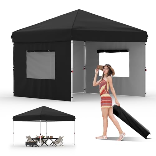 Pop Up Canopy Tent with Roller Bag and Adjustable Height O962