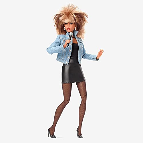 Tina Turner Doll in 90s Fashion with Microphone Accessory W7300