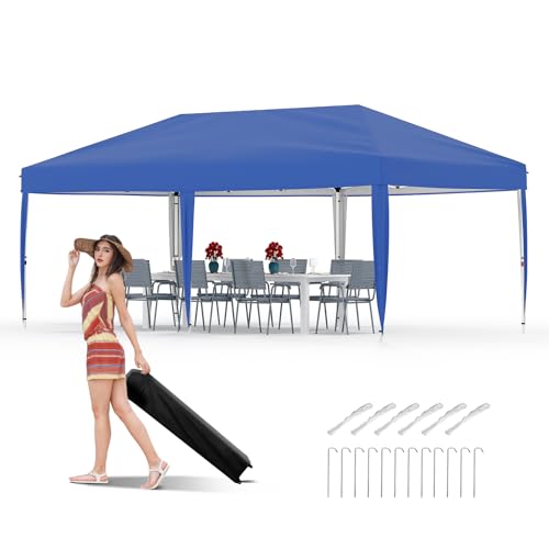 Pop Up Canopy Tent with Roller Bag and Adjustable Height O962
