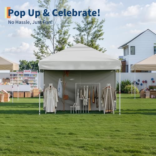 Pop Up Canopy Tent with Roller Bag and Adjustable Height O962
