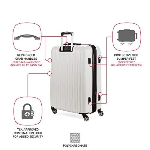 Expandable Hardside Carry-On Luggage with Spinner Wheels and TSA Lock F31623