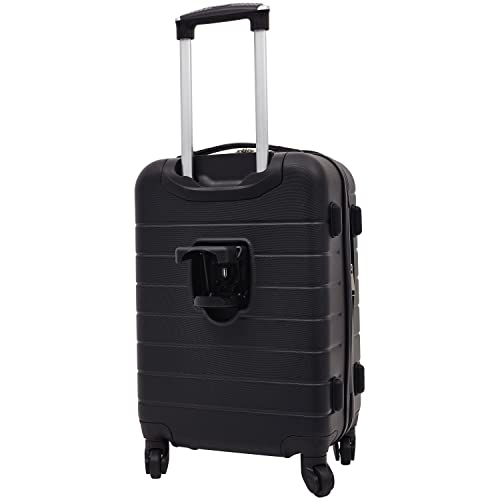 Smart Luggage Set with Cup Holder and USB Port, 20-Inch Carry-On K967