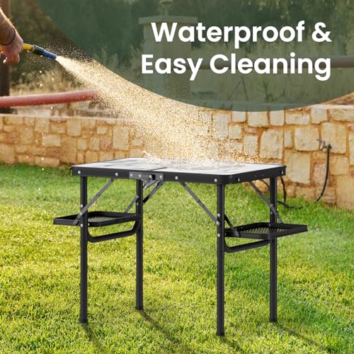 Folding Camping Table Small 2ft Portable Aluminum W647