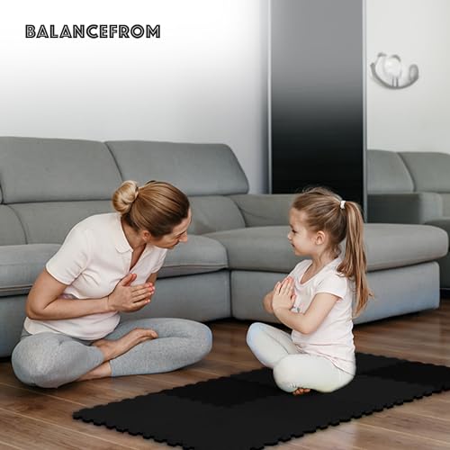 Puzzle Exercise Mat with EVA Foam Interlocking Tiles for MMA, Gymnastics and Home Gym N211438