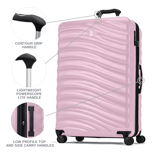 Hardside Expandable Carry-On Luggage with 8 Spinner Wheels and TSA Lock J560758