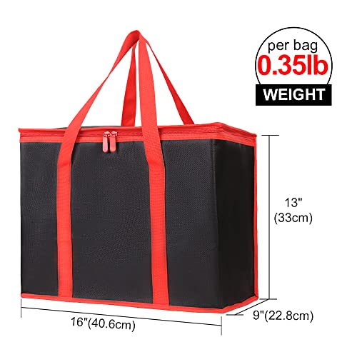 Insulated Food Delivery Bag Hot Cold Meal Carrier Cooler Tote K646948