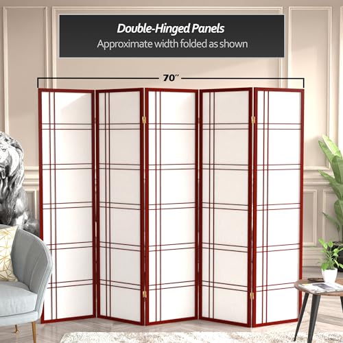 6 Panel Honey Room Divider X65165
