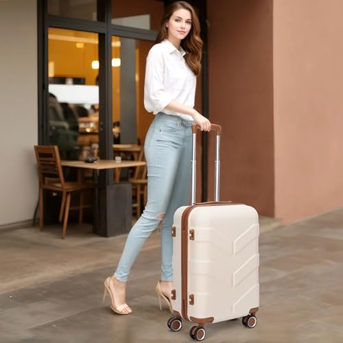Hardside Carry-On Luggage 22x14x9 with Spinner Wheels R412965