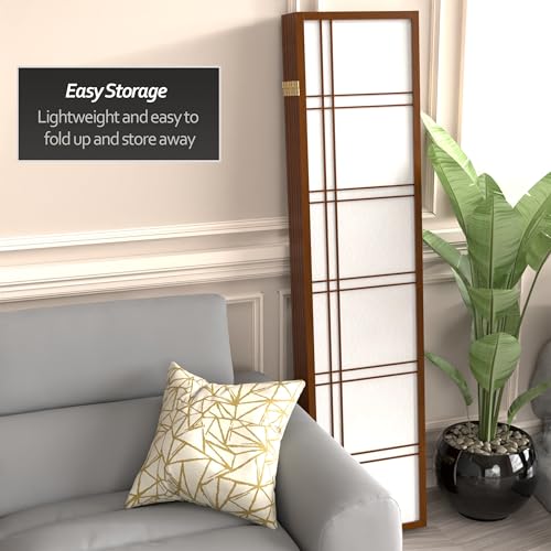6 Panel Honey Room Divider X65165