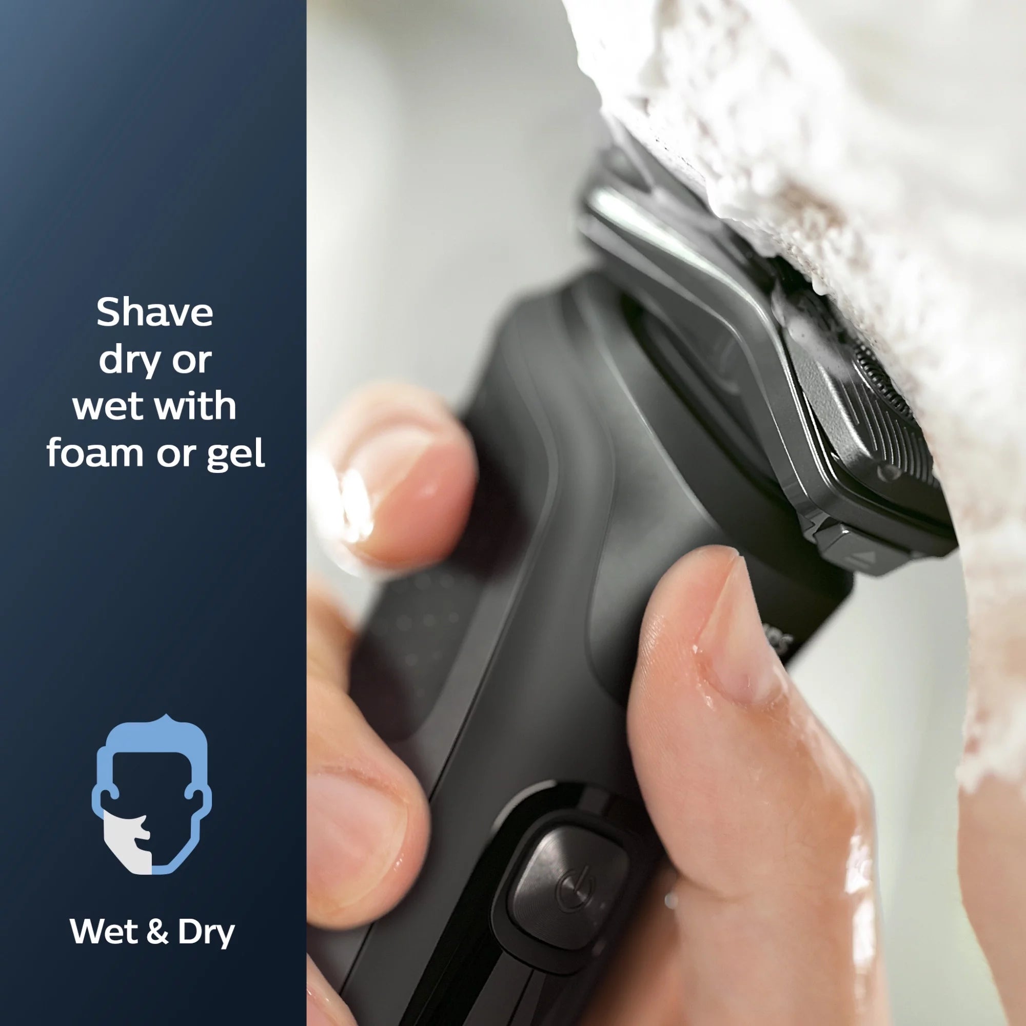 Rechargeable Wet & Dry Shaver with Pop-Up Trimmer M469228