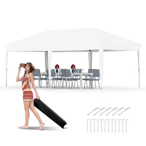 Pop Up Canopy Tent with Roller Bag and Adjustable Height O962