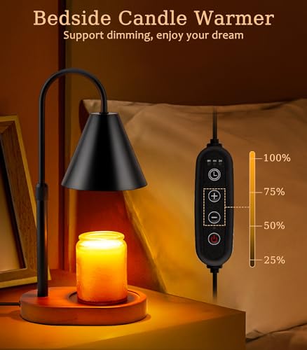 Candle Warmer Lamp with Timer, Adjustable Height and Dimmable Light H268662