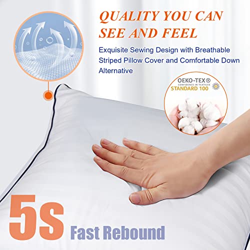 Cooling King Size Bed Pillows Set of 2 for Sleeping X891749