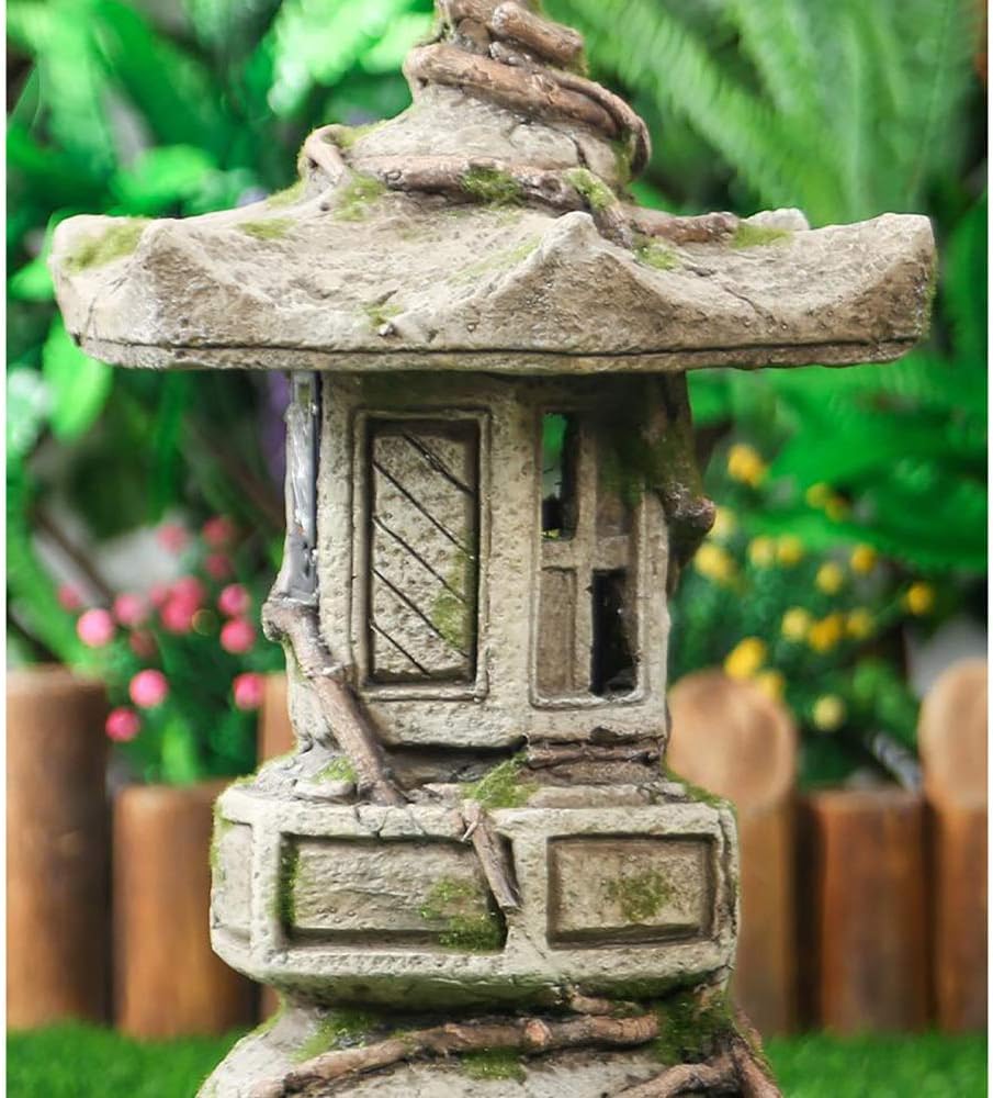 Japanese Pagoda Solar Garden Ornament Q239268