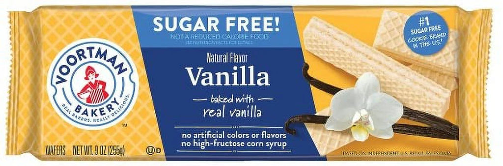 Sugar Free Wafers, Chocolate Vanilla Strawberry Orange Creme, 9 Ounce (Pack of 4) Z129
