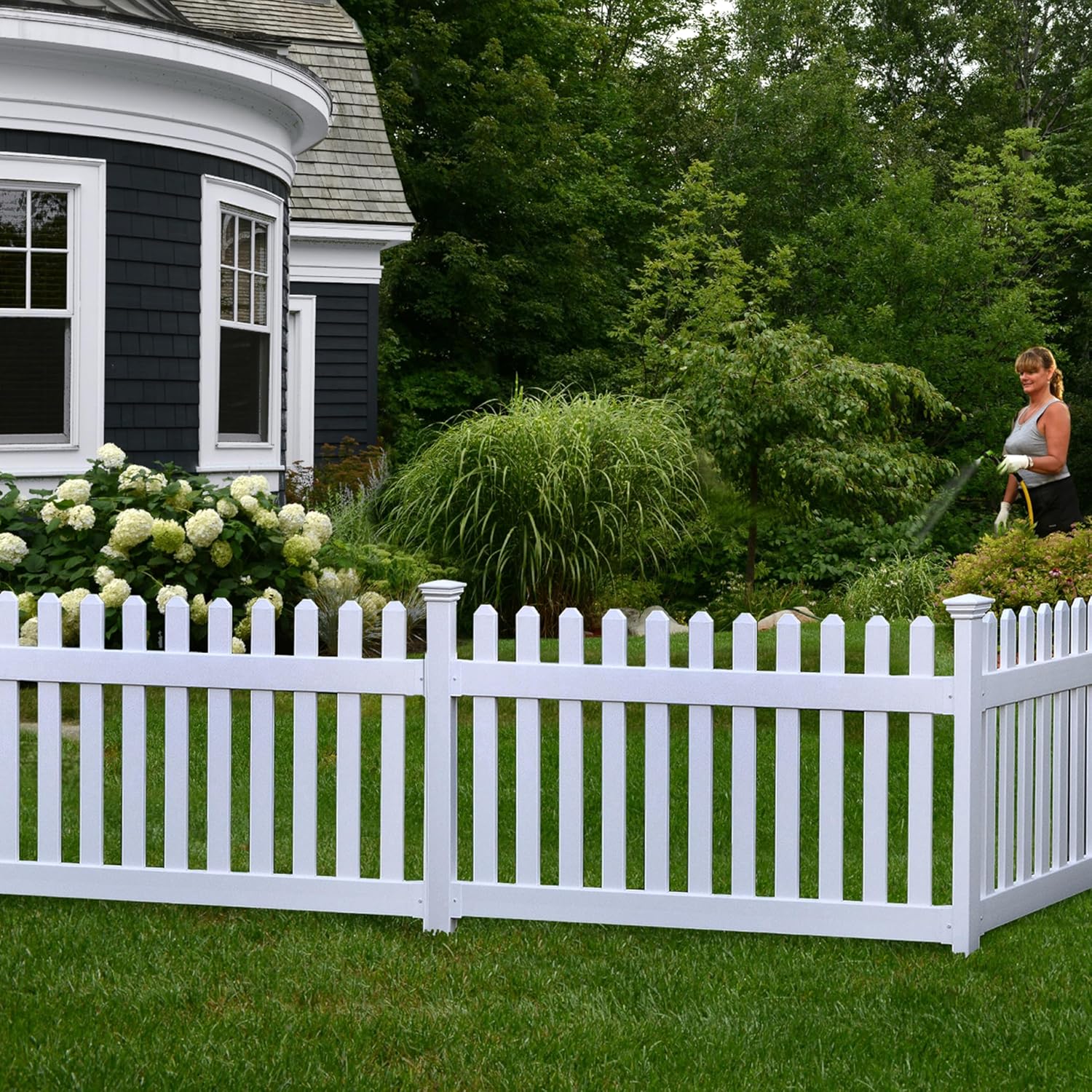 Vinyl Post, 3 ft Tall, White O3006