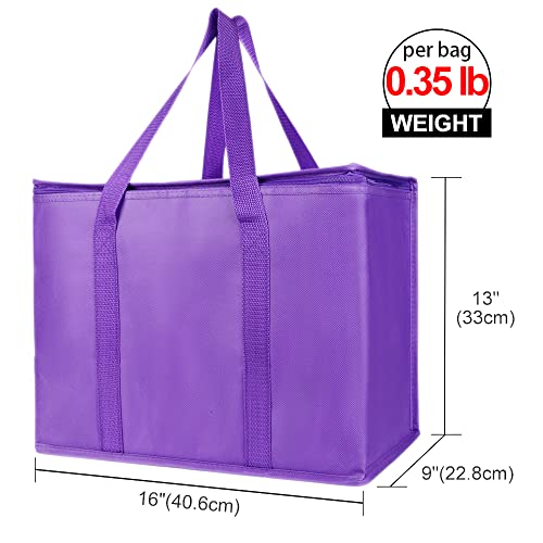 Insulated Food Delivery Bag Hot Cold Meal Carrier Cooler Tote K646948
