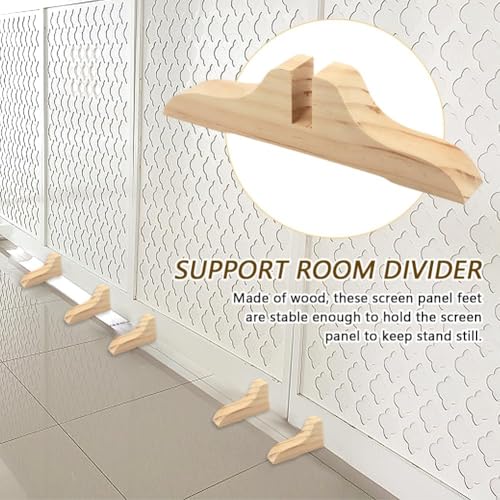 Folding Room Divider Stand with Screws for Home Office K6733