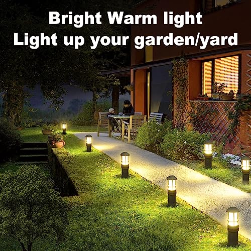 Outdoor LED Landscape Lighting, 12-Pack 3W Low Voltage Pathway Lights, Waterproof Garden Lights, Aluminum Housing A11703
