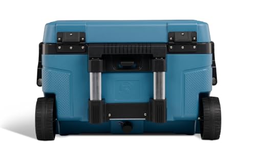 52Qt Wheeled Cooler, Insulated Hard Shell Ice Chest U65603