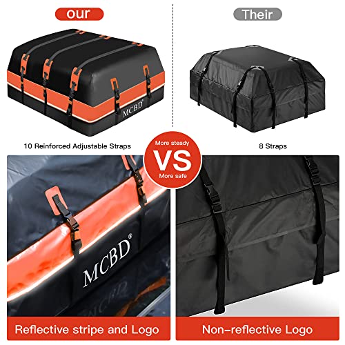 Soft-Shell Waterproof Rooftop Cargo Carrier for SUV, 21 Cubic Feet S158395