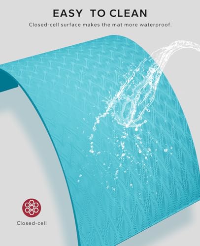 Extra Large Yoga Mat - 72x48, 1/4 Inch Thick, Non-Slip, Eco-Friendly L753346