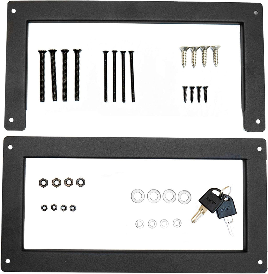 Door Drop Box for Mail, Rent, Deposit, and Night Key - Locking Steel Mailbox with Rear Access O3606