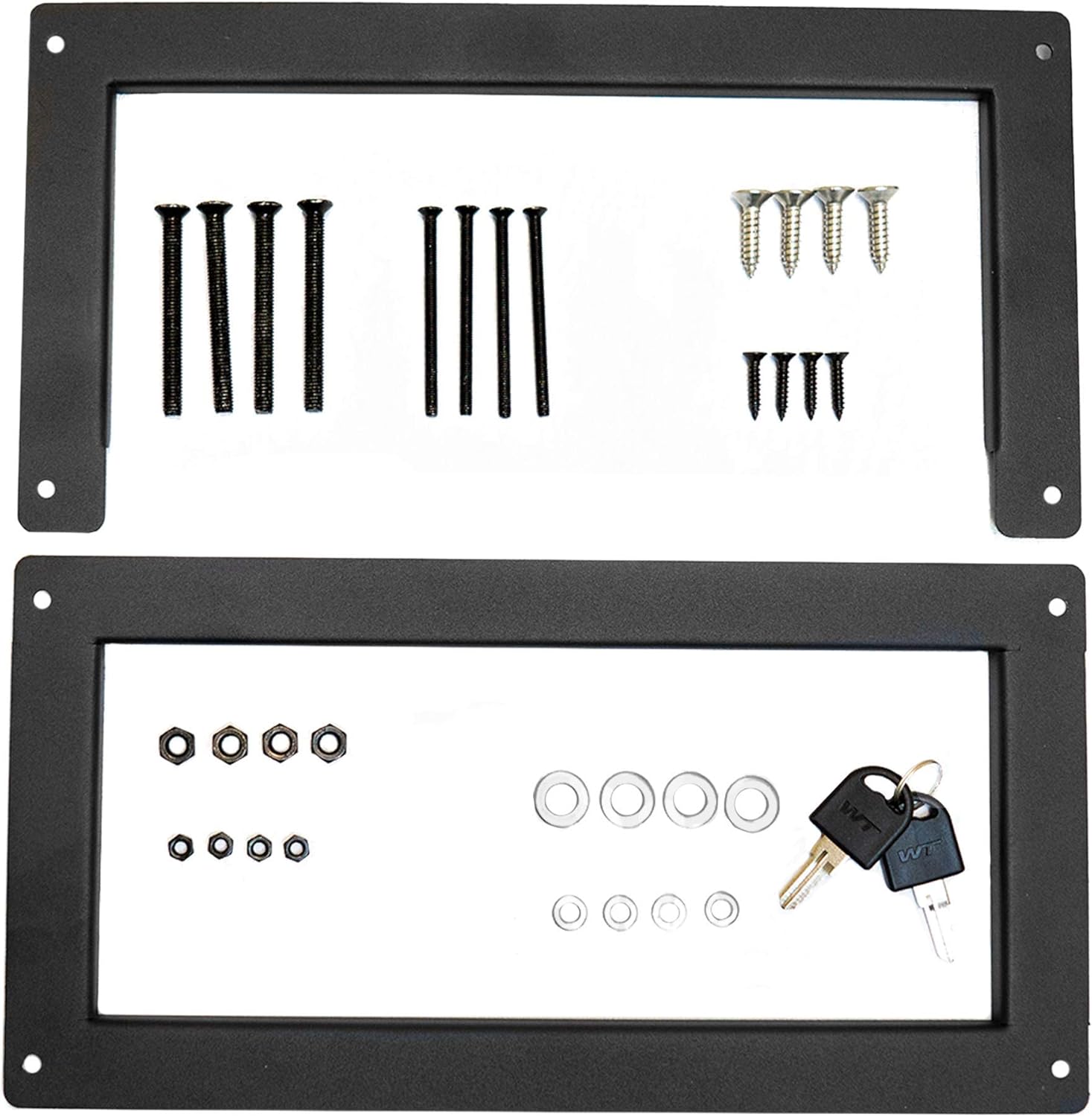Door Drop Box for Mail, Rent, Deposit, and Night Key - Locking Steel Mailbox with Rear Access O3606