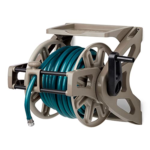 Wall Mount Water Hose Winder Storage with Hand Crank C934