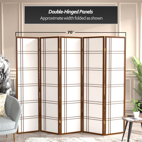 6 Panel Honey Room Divider X65165