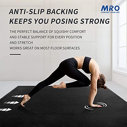 Extra Large Yoga Mat 12x6 ft Non-Slip Thick Exercise Mat for Home Gym Workout Z54498