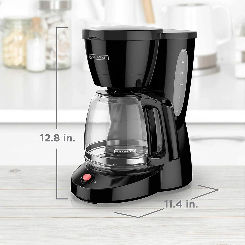12-Cup Switch Coffee Maker with Glass Carafe T959