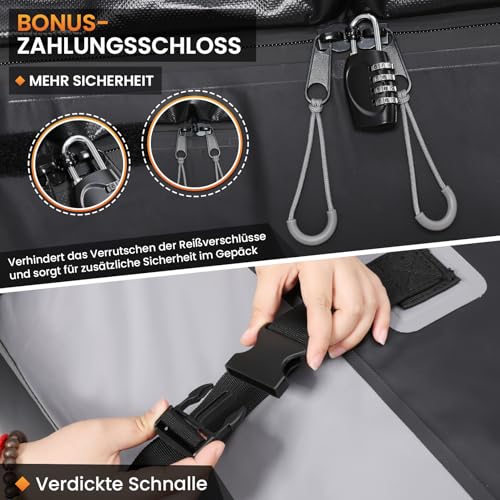 Car Roof Bag Cargo Carrier 20 Cubic, Waterproof with Strap and Anti-Slip Mat Q382