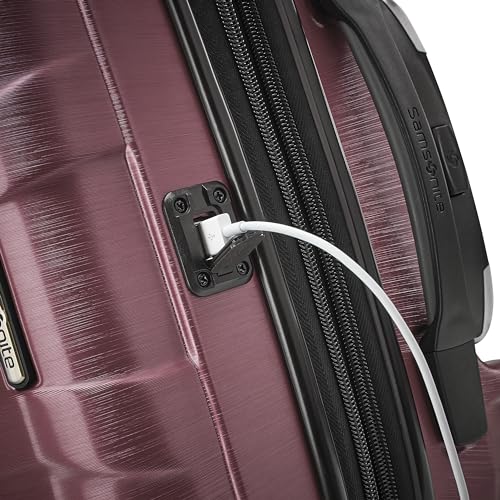 Hardside Expandable Carry-On Luggage with Spinner Wheels, Black, 20-Inch S82043