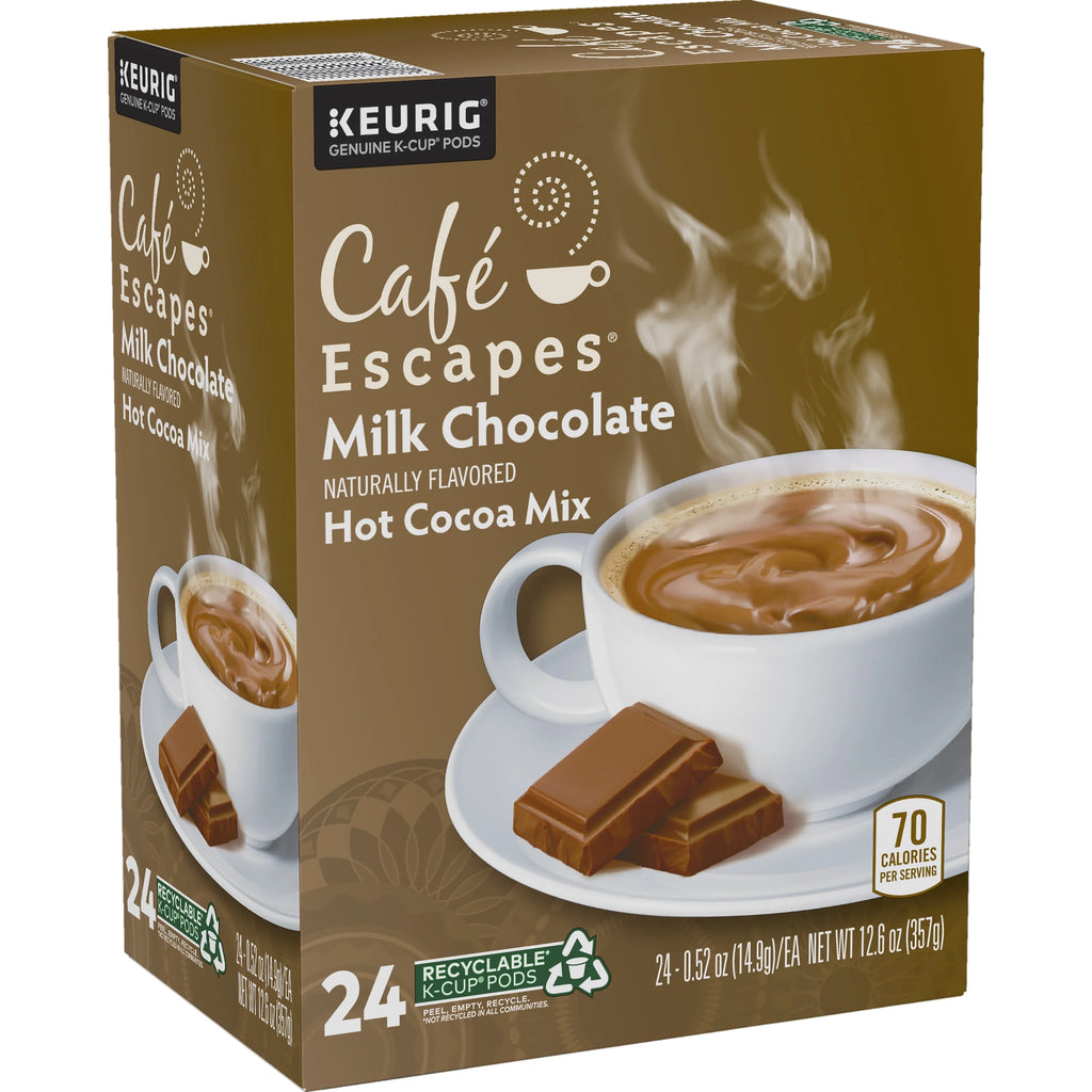 Milk Chocolate Hot Cocoa Single-Serve Pods, 24 Count J394