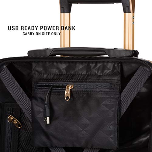 Expandable Hardside Carry-On Luggage with Spinner Wheels and TSA Lock F31623